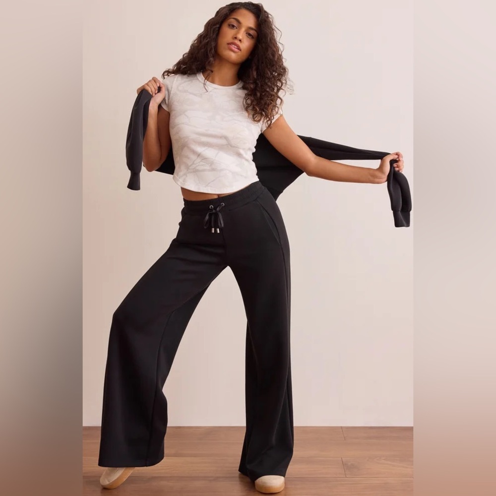 Altar'd State Supersoft Wide Leg Pants | Black